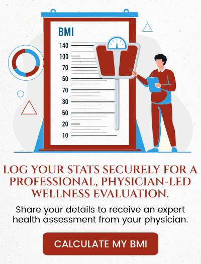 Log Your Stats Securely For a Professional, Physician-Led Wellness Evaluation. Log Your Stats Securely For a Professional, Physician-Led Wellness Evaluation.